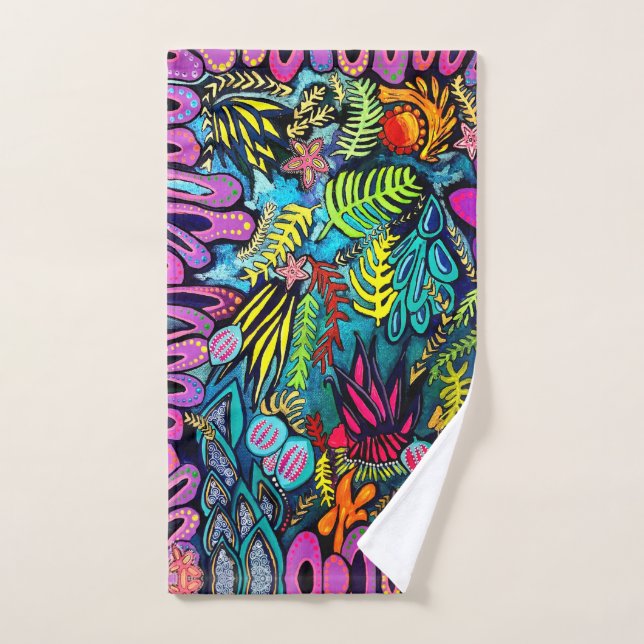 63 Marine Life Towels SET (Hand Towel)