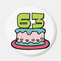 63 Year Old Birthday Cake