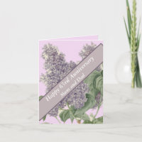 63rd Anniversary Lilac Editable