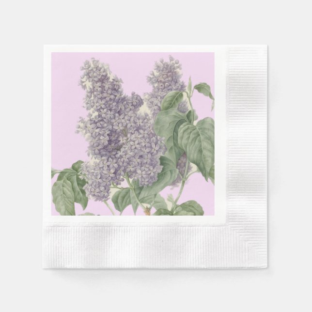 63rd Anniversary Lilac  Napkin (Front)