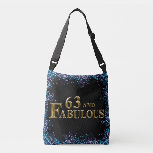 63rd Birthday  Crossbody Bag (Front)