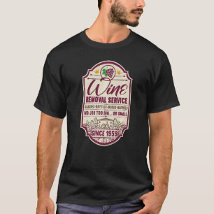 63rd Birthday I Label Wine Decanter I Wine Removal T-Shirt