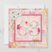 63rd birthday party scrapbooking style