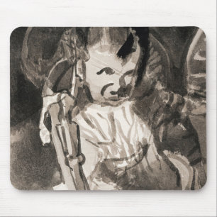 6483-Sketch of Felix Klee (1908) by Paul Klee Mouse Pad
