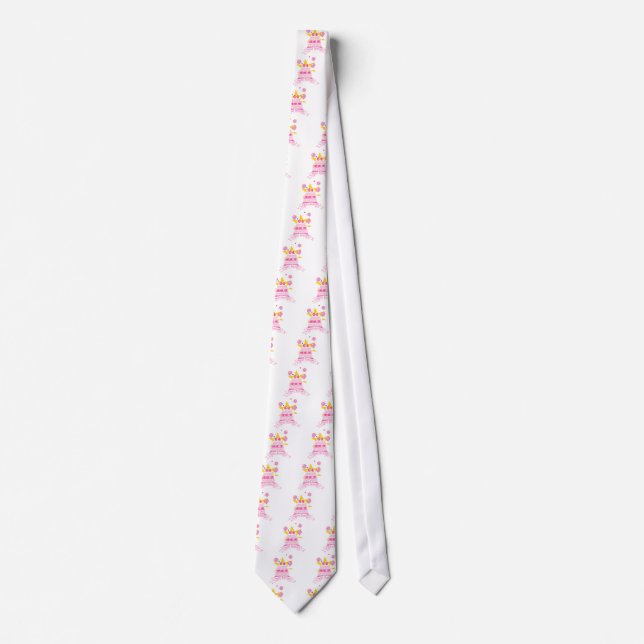 64 Year Old Birthday Cake Tie (Front)