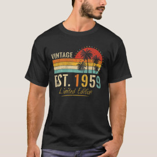 64 Years Old Vintage Est 1959 Limited Edition 64Th T-Shirt