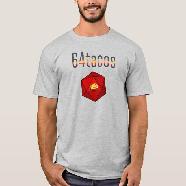 64tacos 20 Years of the Taco T-Shirt (Front)