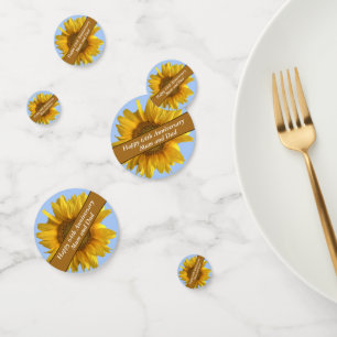 64th Anniversary Sunflower Confetti