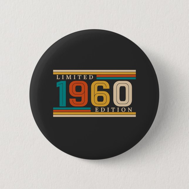  64th Birthday 2 Inch Round Button (Front)