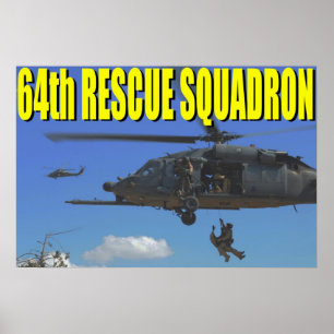 64th Rescue Squadron Poster