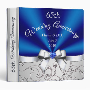 65 ans Mariage Anniversaire Photo Classeur d'album