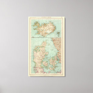 65 Denmark, Iceland Canvas Print