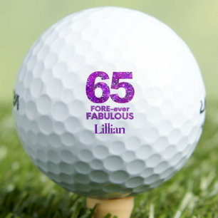 65 FORE-ever Fabulous Gift for Wife – Chic Style Golf Balls