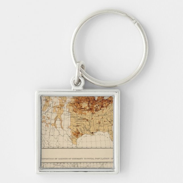 65 Natives Germany 1900 Keychain (Front)