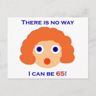 65 There is no way Postcard