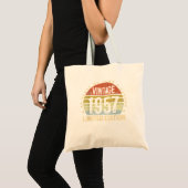 65 Year Old Gifts Vintage 1957 Limited Edition 65t Tote Bag (Front (Product))