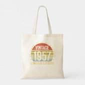 65 Year Old Gifts Vintage 1957 Limited Edition 65t Tote Bag (Back)