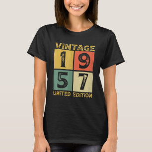 65 Year Old Retro 1957 65th Birthday T-Shirt