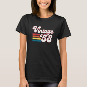 65 Years Old Shirt 65th Birthday Born In 1958 Wome