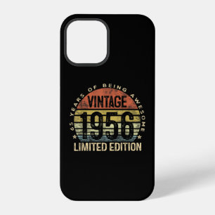 65 Years Old Vintage 1956 Limited Edition Birthday iPhone 12 Pro Case