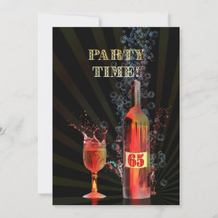 65e anniversaire invitation