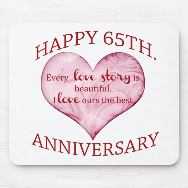 65th. Anniversary Mouse Pad (Front)