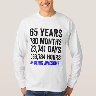 65th Birthday // Funny Men’s Birthday Countdown T-Shirt