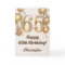 65th Birthday Gold Balloons and Confetti Birthday