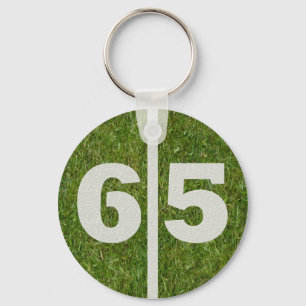 65th Birthday Party Favour Keychain