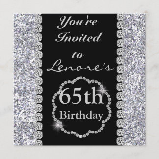 65th Birthday Party Invitation