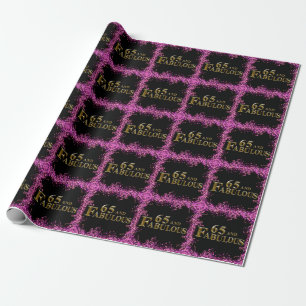 65th Birthday  Wrapping Paper