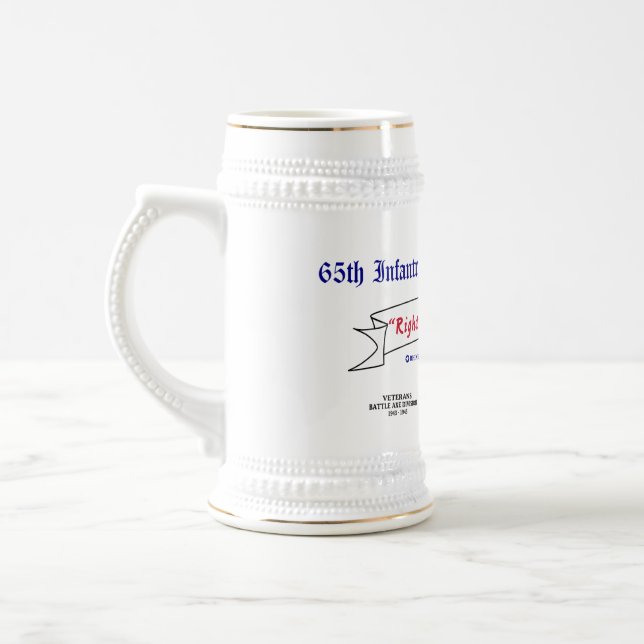 65th Infantry Division Association Beer Stein (Left)