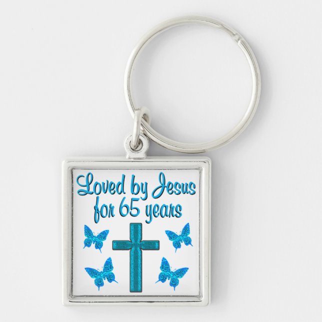 65TH LOVE JESUS KEYCHAIN (Front)