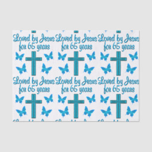 65TH LOVE JESUS TISSUE PAPER