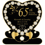 65th Wedding Anniversary | DIY Text Standing Photo Sculpture<br><div class="desc">65th Wedding Anniversary Cutout. Choose your size. ⭐This Product is 100% Customizable. Graphics and / or text can be added, deleted, moved, resized, changed around, rotated, etc... 99% of my designs in my store are done in layers. This makes it easy for you to resize and move the graphics and...</div>