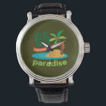 65th Wedding Anniversary Funny Gift For Her Watch<br><div class="desc">This fun “65 years of paradise” gift is a great gift idea for her on your anniversary. Celebrate 65 Years Together with these 65th Anniversary gifts.</div>
