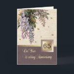 65th Wedding Anniversary Greeting Cards<br><div class="desc">Personalized 65th Wedding Anniversary Greeting Cards with romantic flower painting. Matching  cards,  postage stamps and other products available in the  Wedding Anniversary / Congratulations Category of our store.</div>