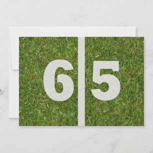 65th Yard Birthday Party!  Customizable Invitation