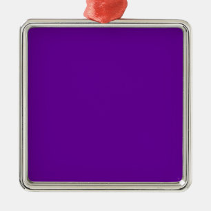 660099 Purple Metal Ornament