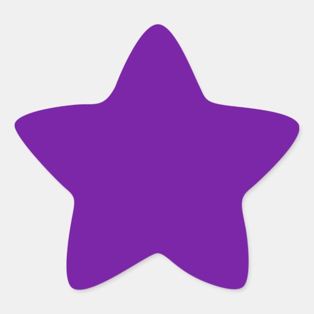 660099 Purple Star Sticker (Front)
