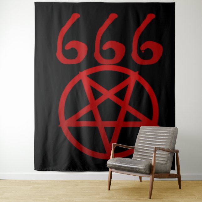 666 and PENTAGRAM Tapestry (In Situ)