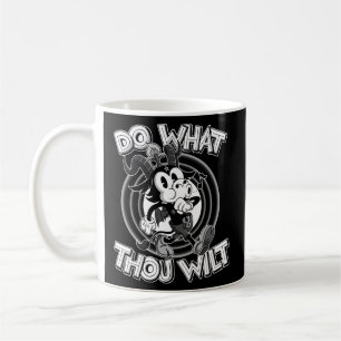 666 Do What Thou Wilt Satanic Baphomet 30S Cartoon Coffee Mug