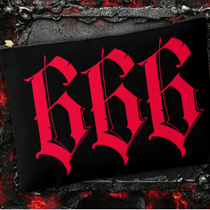 666 Gothic Accessory Pouch
