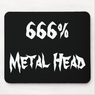 666%Metal Head Mouse Pad