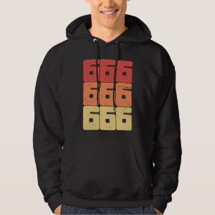 666 Number of the Beast Satanic Occult Pagan Gothi Hoodie