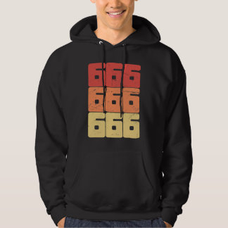 666 Number of the Beast Satanic Occult Pagan Gothi Hoodie