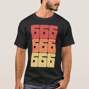 666 Number of the Beast Satanic Occult Pagan Gothi T-Shirt