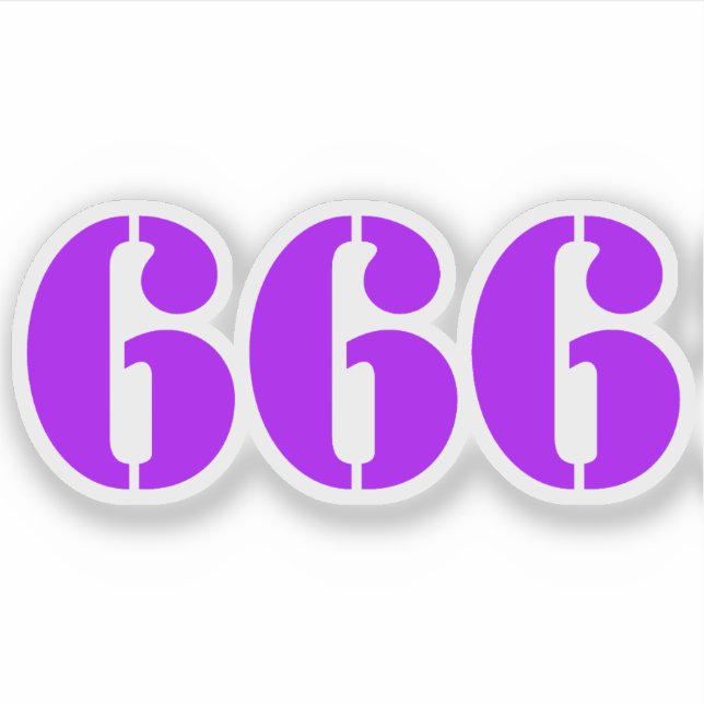 666 (purple) (Front)