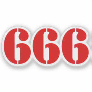 666 (red)