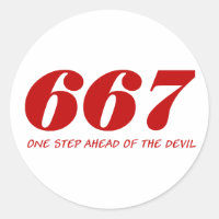 667 - One Step Ahead Of The Devil - Red
